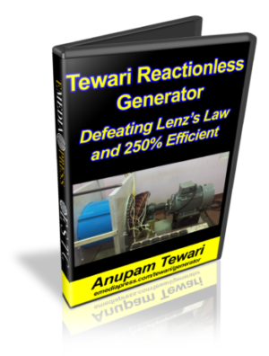Tewari Reactionless Generator