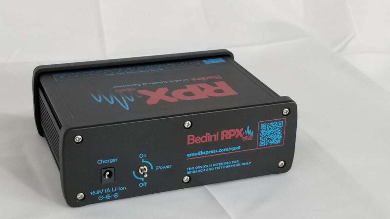 Bedini RPX 3.1 MHz Sideband Generator – Rife Machine (Rear)