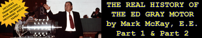 The Real History of the Ed Gray Motor by Mark McKay