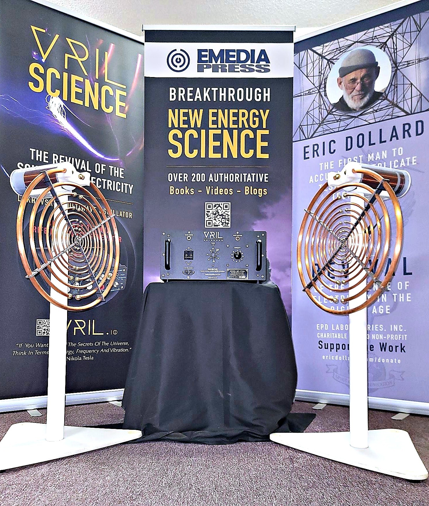 Lakhovsky Multiwave Oscillator MD-1G/UA, full system with copper rings, hand built in Spokane
