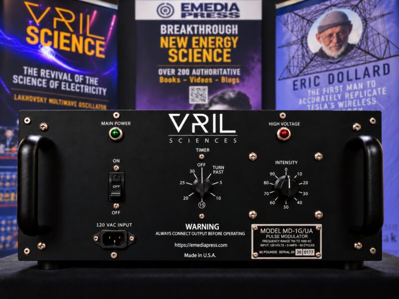Lakhovsky MWO Model MD-1G/UA pulse modulator, front panel