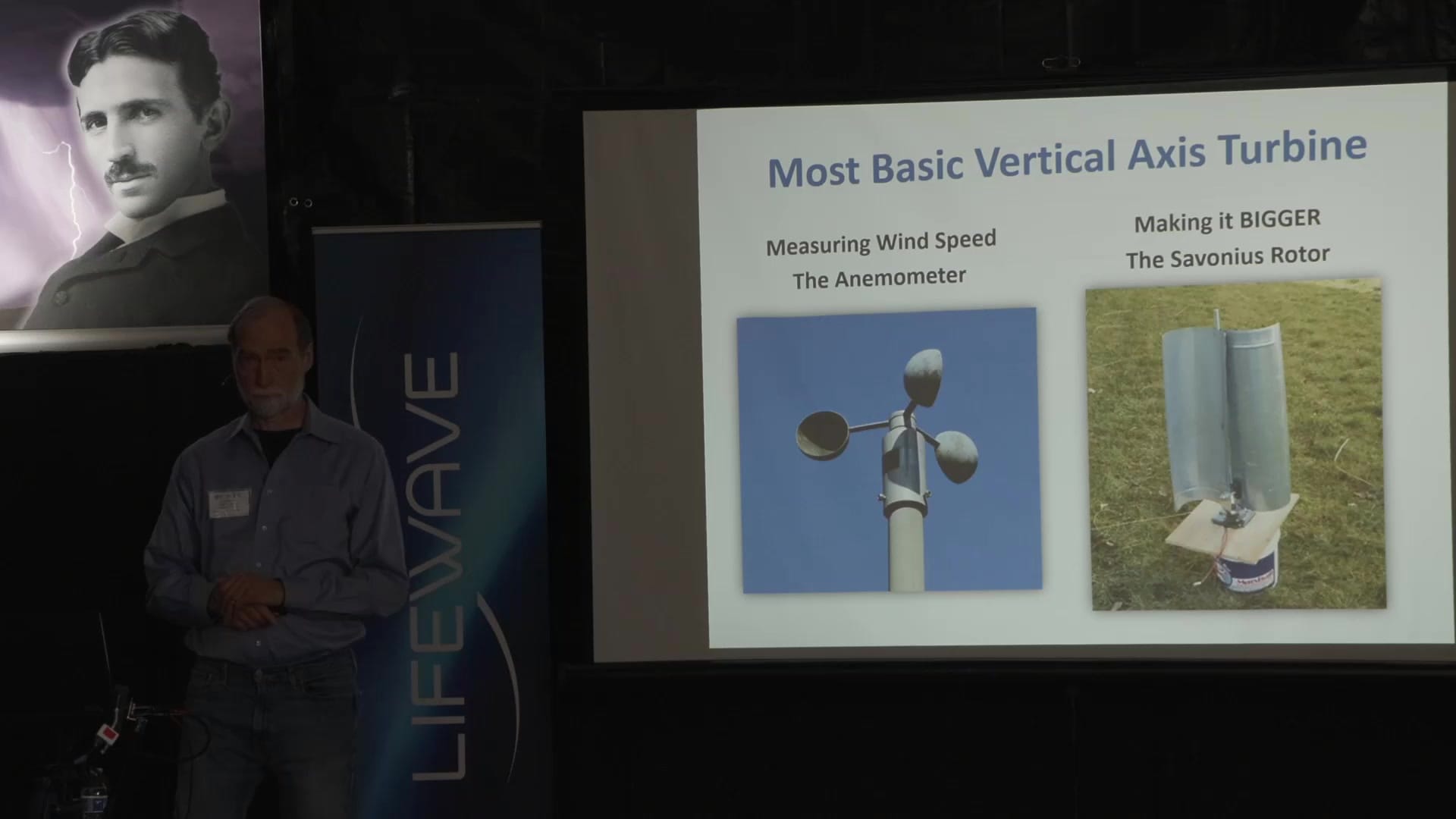 Most basic vertical axis turbine slide: the cup anemometer and the Savonius rotor