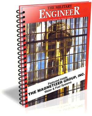 The Military Engineer, Nov-Dec 1993 cover: Featured inside, The Magnetizer Group, Inc.