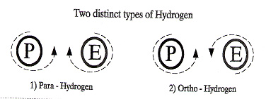 Two types of hydrogen: para and ortho
