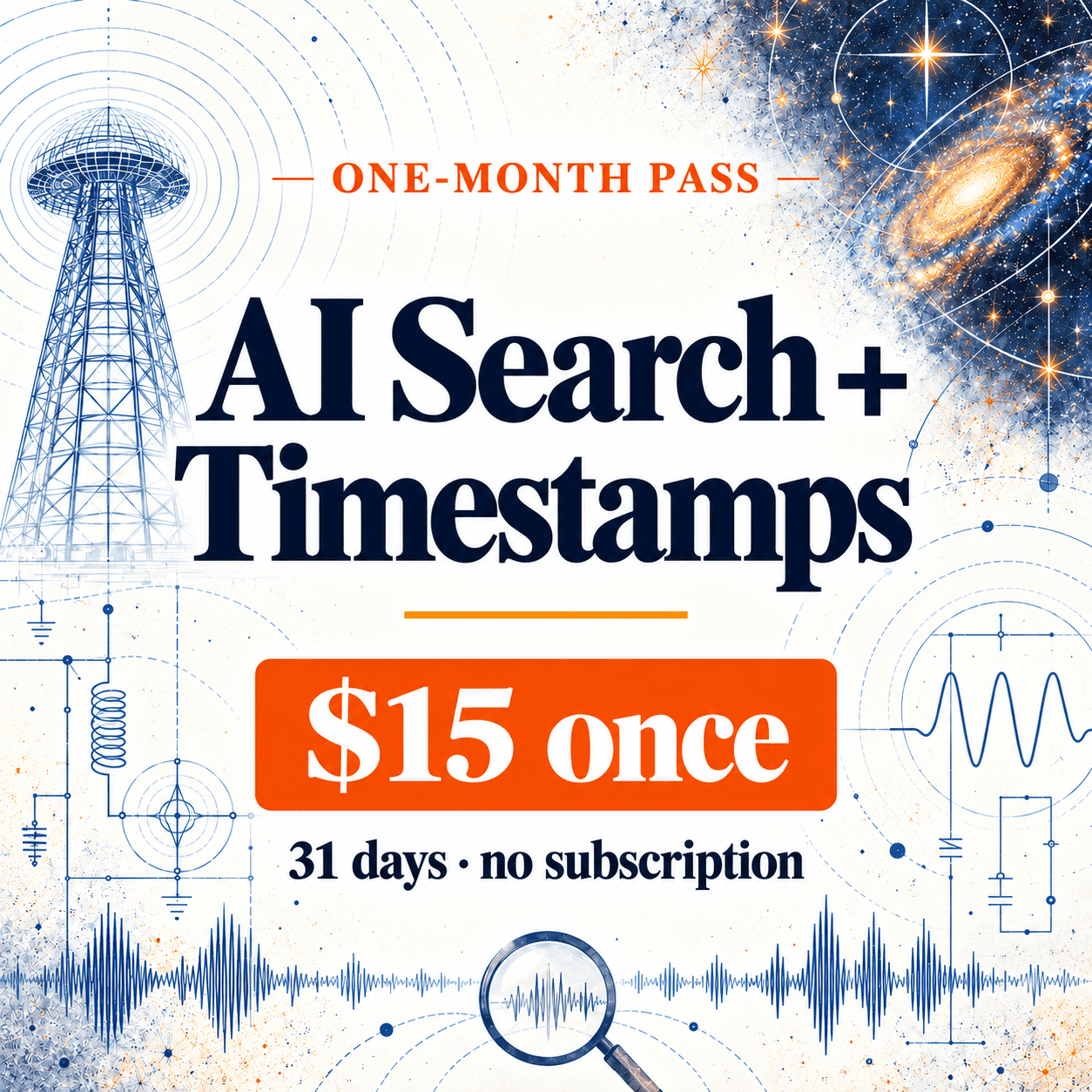 YouTube Transcripts Pro — One-Month Pass